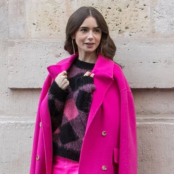 Sandro Sparks Wide Plaid Mohair Sweater ALT ASO Emily in Paris / Taylor Swift - Picture 13 of 14